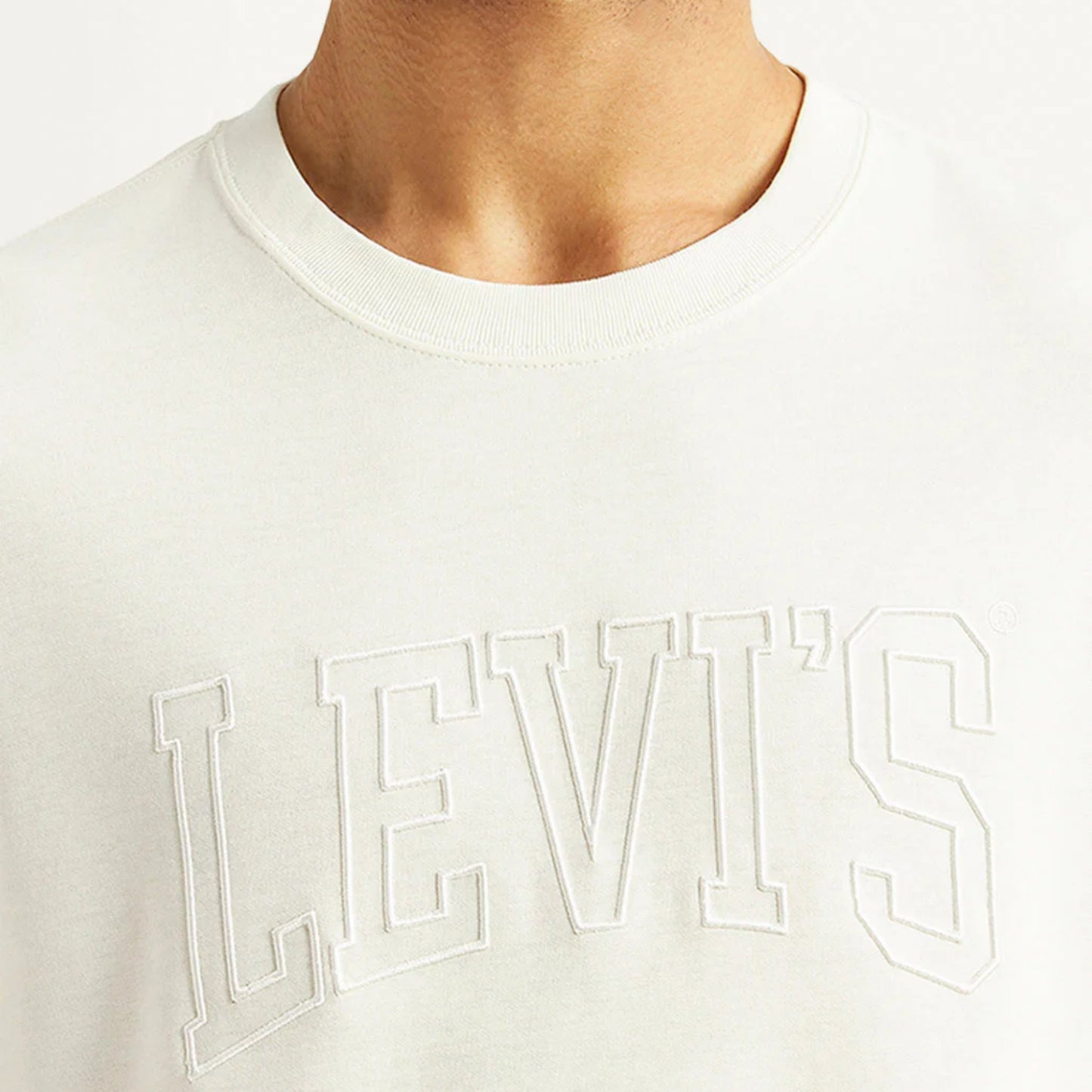 LEVI'S® MEN'S CREW NECK T-SHIRT - WHITE