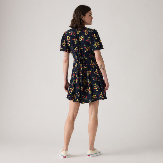 LEVI'S® WOMEN'S GIANNI SHORT-SLEEVE MINI DRESS - MULTI COLOUR