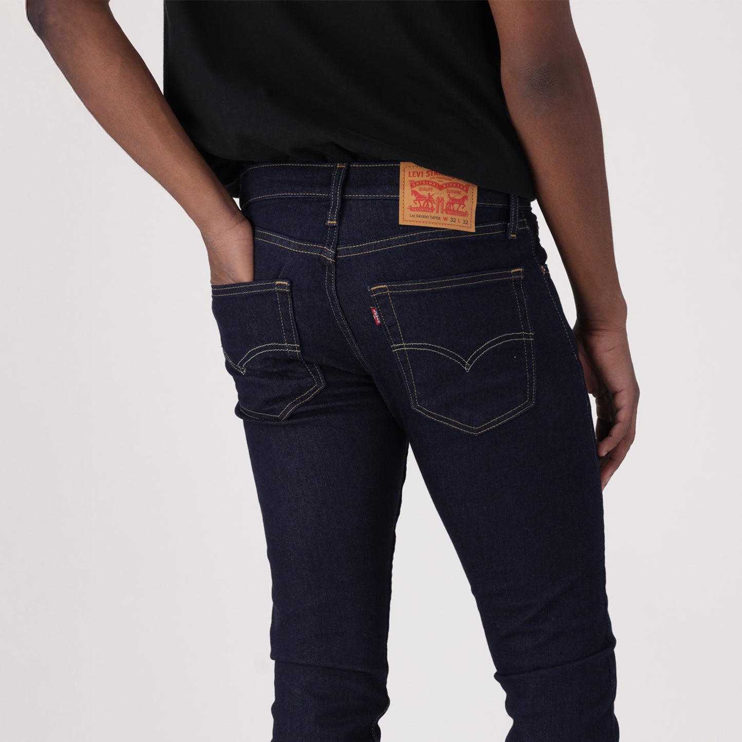 LEVI’S® MEN'S SKINNY TAPER - DARK INDIGO - FLAT FINISH