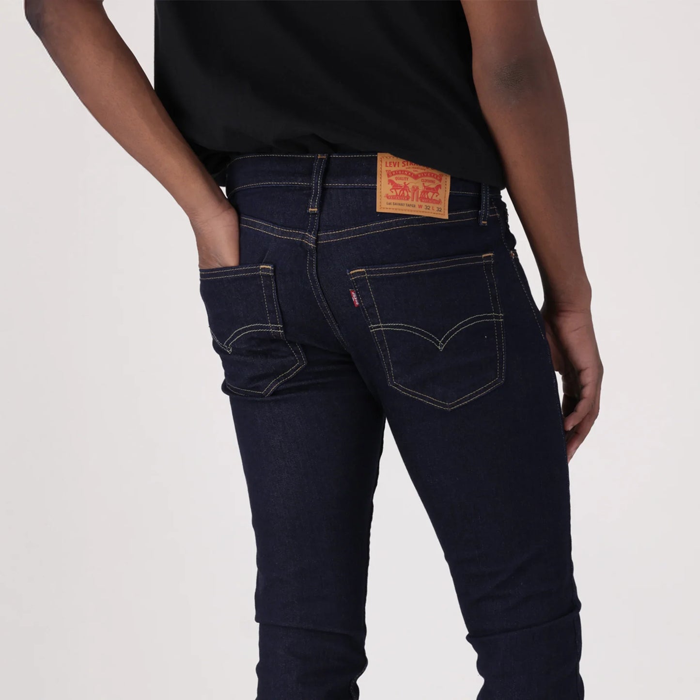 LEVI’S® MEN'S SKINNY TAPER - DARK INDIGO - FLAT FINISH