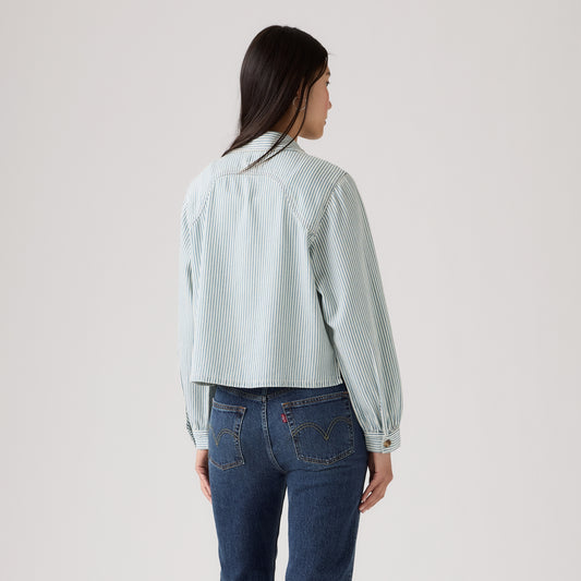 LEVI'S® WOMEN'S TINI LONG-SLEEVE UTILITY SHIRT - MULTI COLOUR