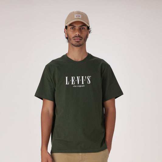 LEVI'S® MEN'S RELAXED SHORT SLEEVE GRAPHIC T-SHIRT - GREEN