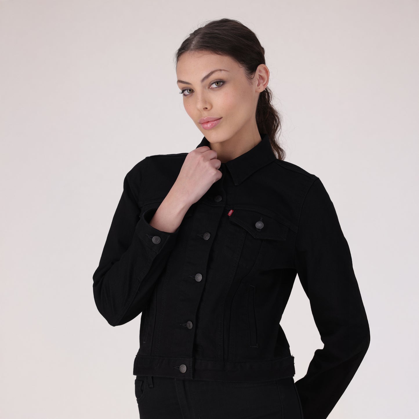 LEVI’S® WOMEN'S ORIGINAL TRUCKER JACKET - BLACK