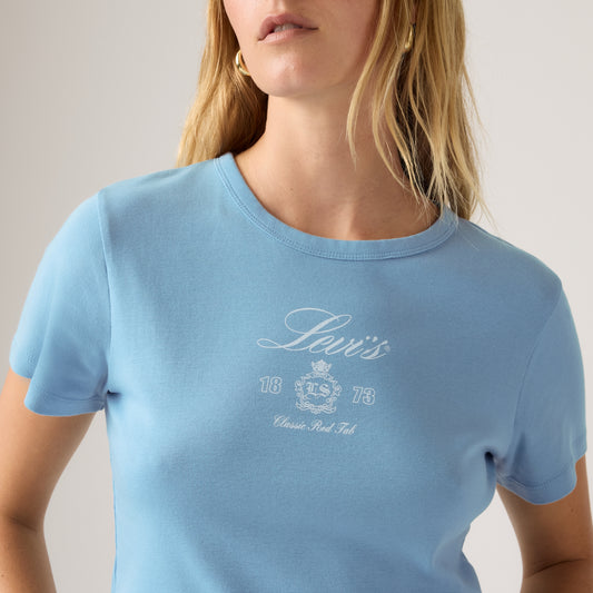 LEVI'S® WOMEN'S GRAPHIC RICKIE T-SHIRT - BLUE