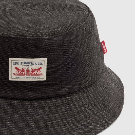 LEVI'S® MEN'S STRAUSS BUCKET HAT - BLACK
