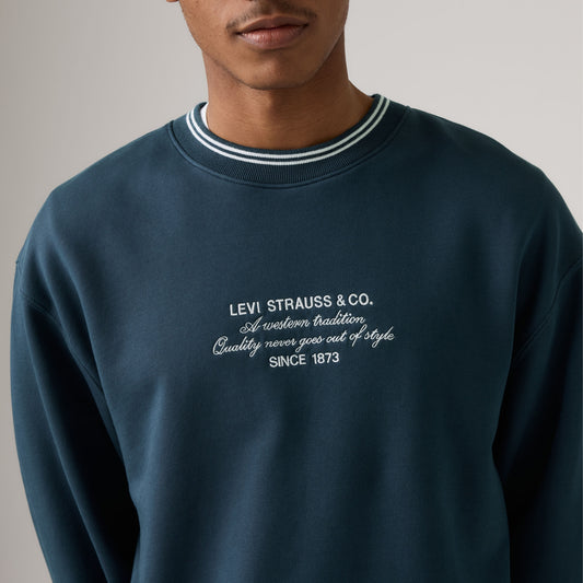 LEVI'S® MEN'S TIPPED GRAPHIC CREW SWEATSHIRT - MULTI COLOUR