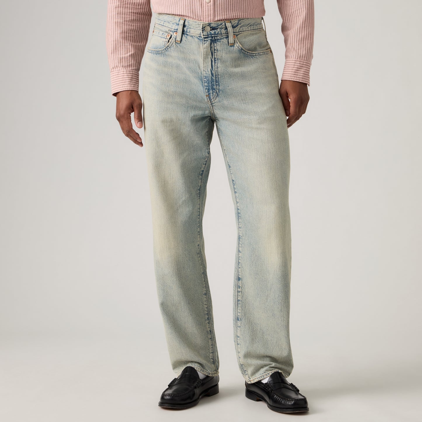 LEVI'S® MEN'S 502™ TAPER JEANS - MED INDIGO - WORN IN
