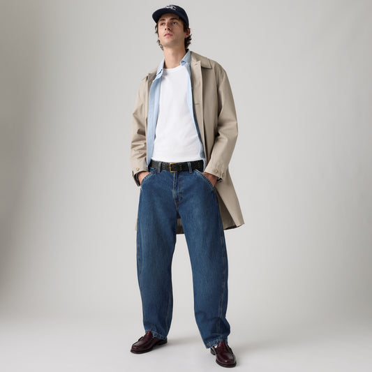 LEVI'S® MEN'S BAGGY BARREL JEANS - DARK INDIGO - WORN IN