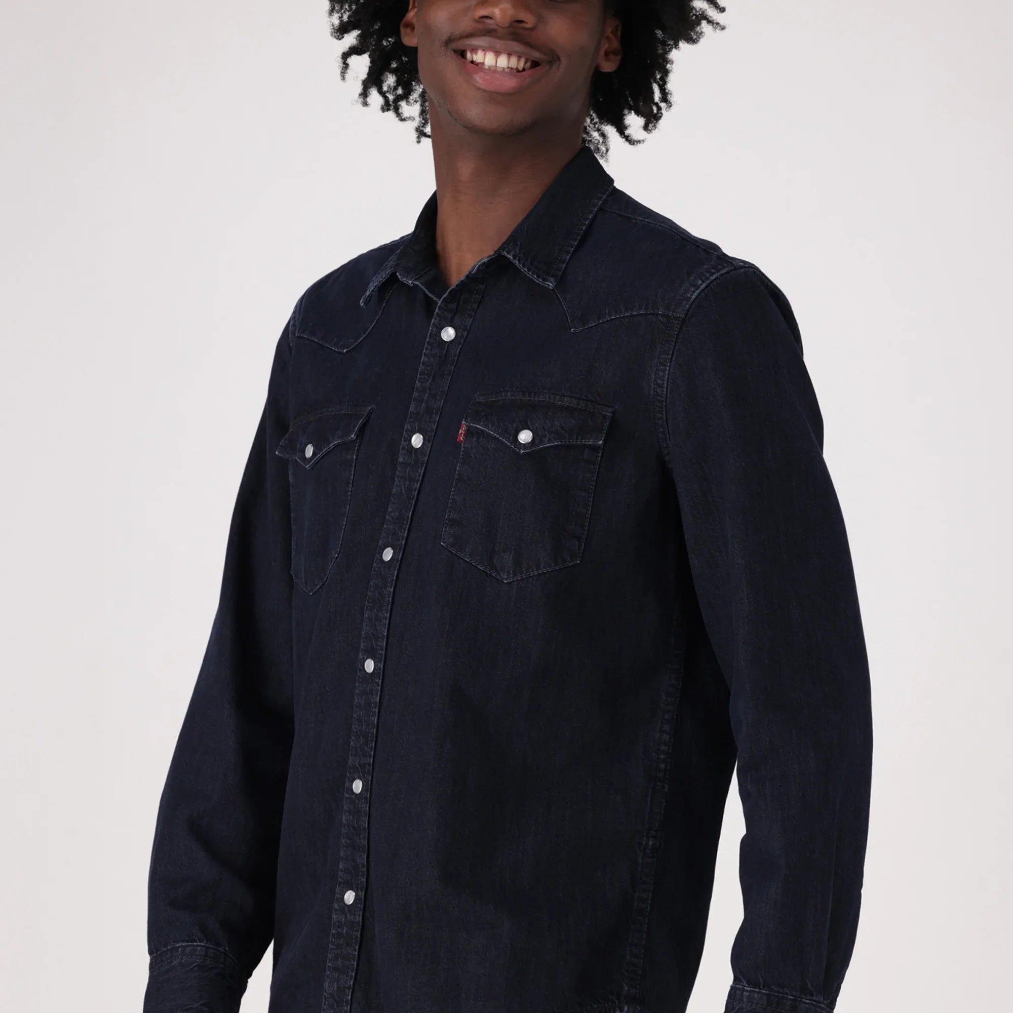 LEVI'S® MEN'S CLASSIC STANDARD FIT WESTERN SHIRT - BLUE