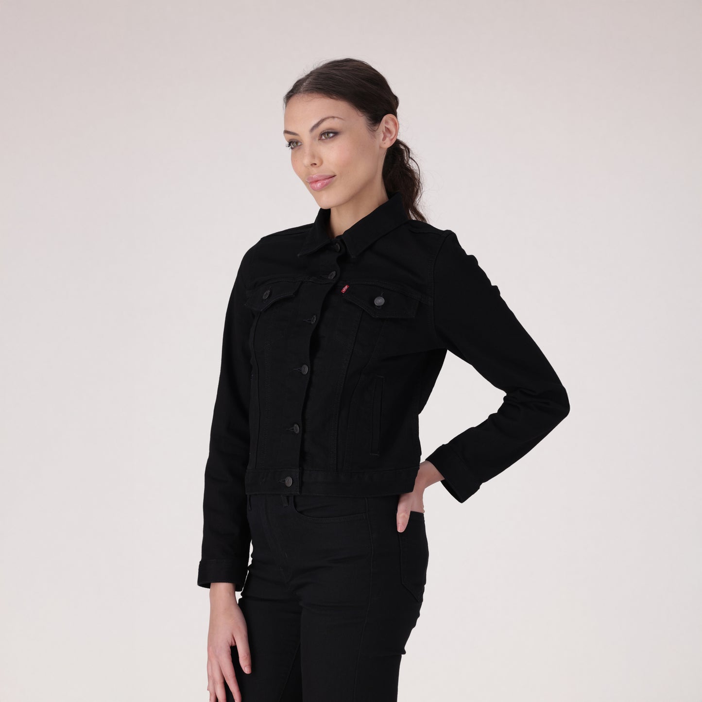 LEVI’S® WOMEN'S ORIGINAL TRUCKER JACKET - BLACK