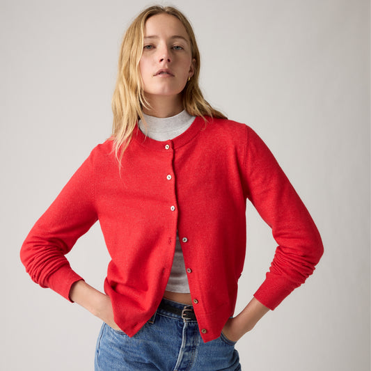 LEVI'S® WOMEN'S SUPERSOFT CREWNECK CARDIGAN - MULTI COLOUR