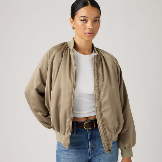 LEVI'S® WOMEN'S RUTH BOMBER JACKET - BROWN