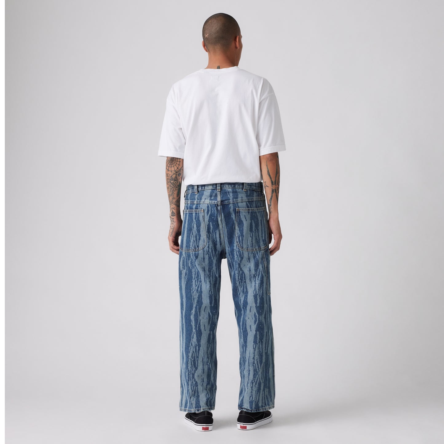 LEVI'S® MEN'S SKATEBOARDING CROPPED CARPENTER - MED INDIGO - WORN IN