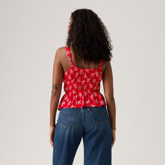 LEVI'S® WOMEN'S AMBREY BLOUSE - RED