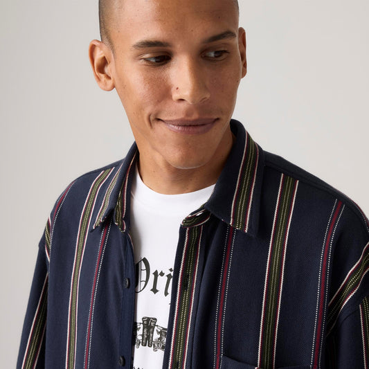 LEVI'S® MEN'S SHORT-SLEEVE DAWSON PIQUE SHIRT - MULTI COLOUR