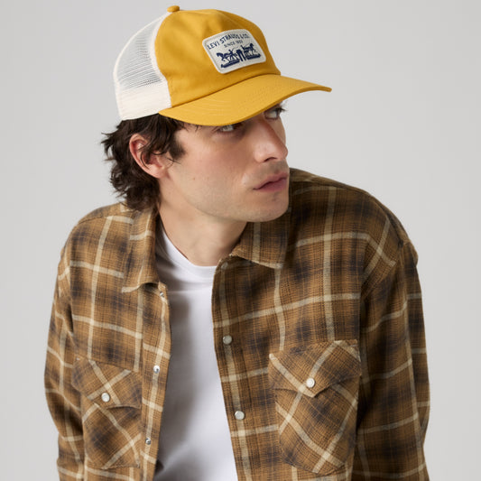 LEVI'S® MEN'S PRESIDIO TRUCKER CAP - YELLOW