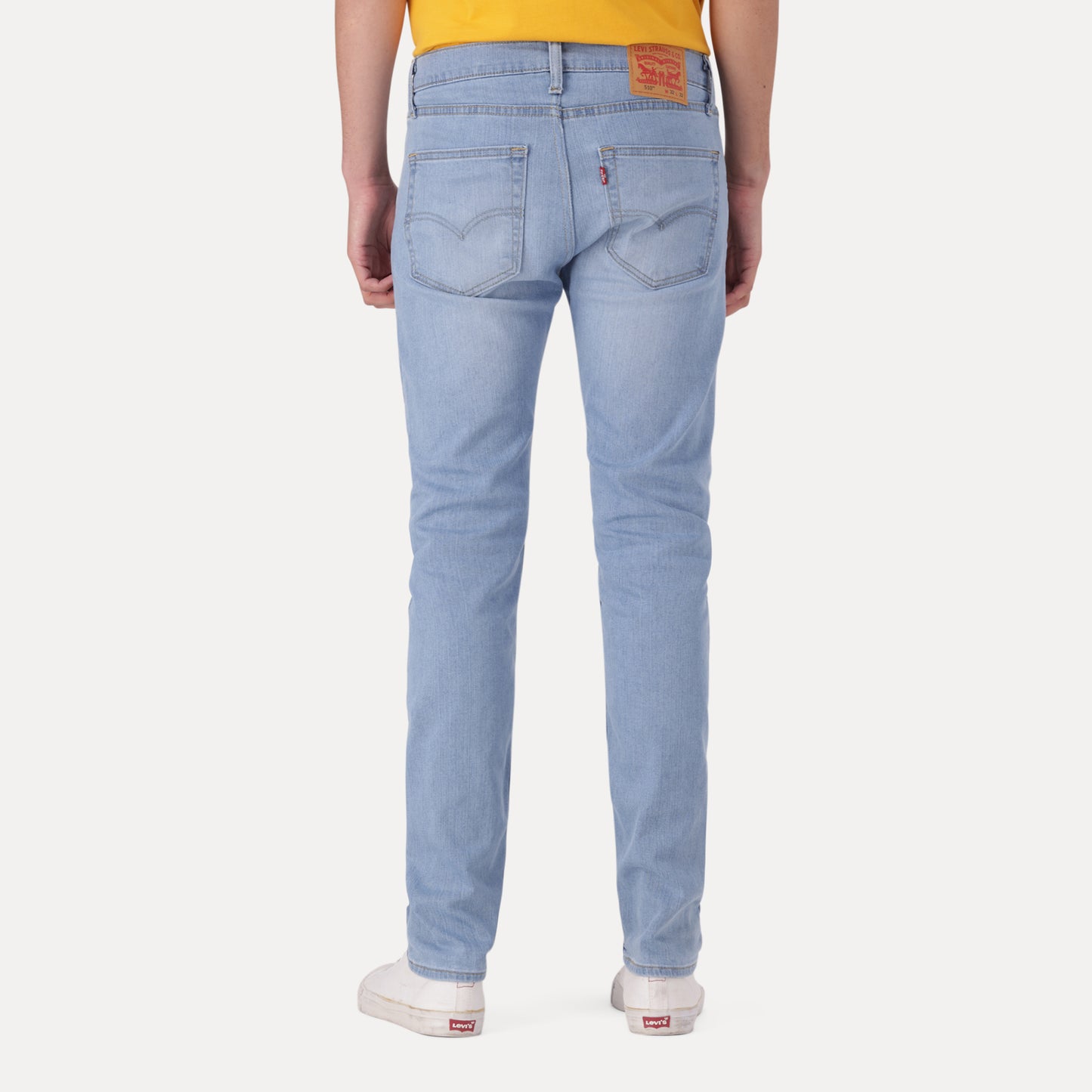 LEVI'S® MEN'S 510™ SKINNY JEANS - LIGHT INDIGO - WORN IN