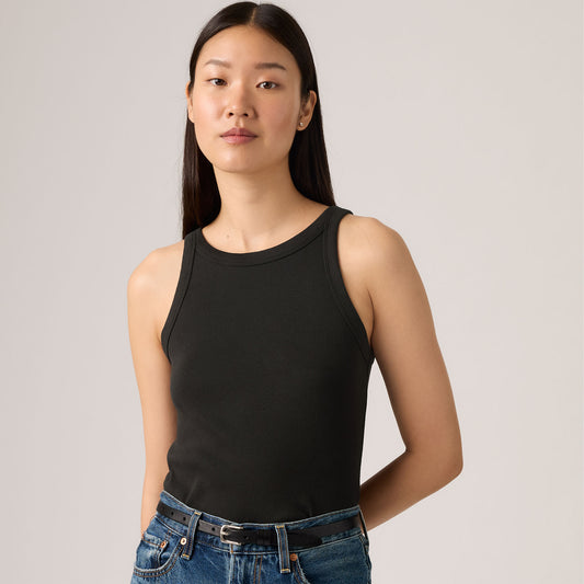 LEVI'S® WOMEN'S ESSENTIAL RACER TANK - BLACK