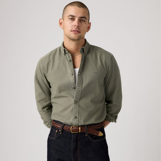 LEVI'S® MEN'S AUTHENTIC BUTTON-UP SHIRT - GREEN