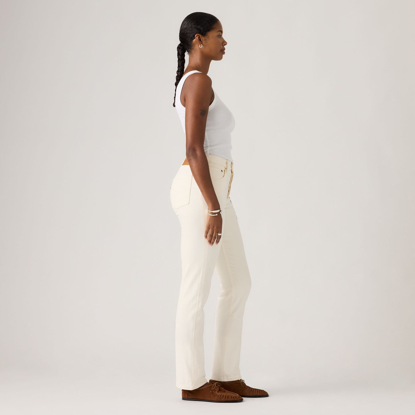 LEVI'S® WOMEN'S 501® ORIGINAL JEANS - WHITE