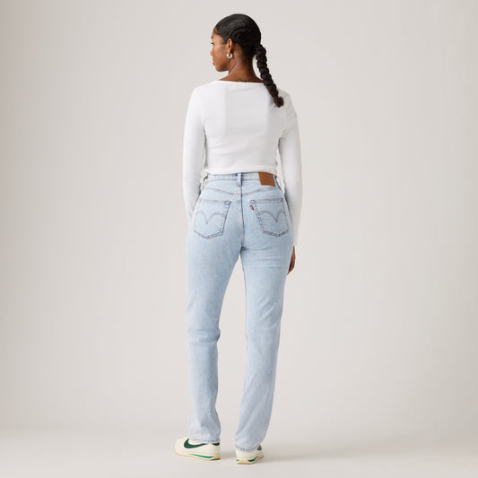 LEVI'S® WOMEN'S 501® CURVE JEANS - MED INDIGO - WORN IN