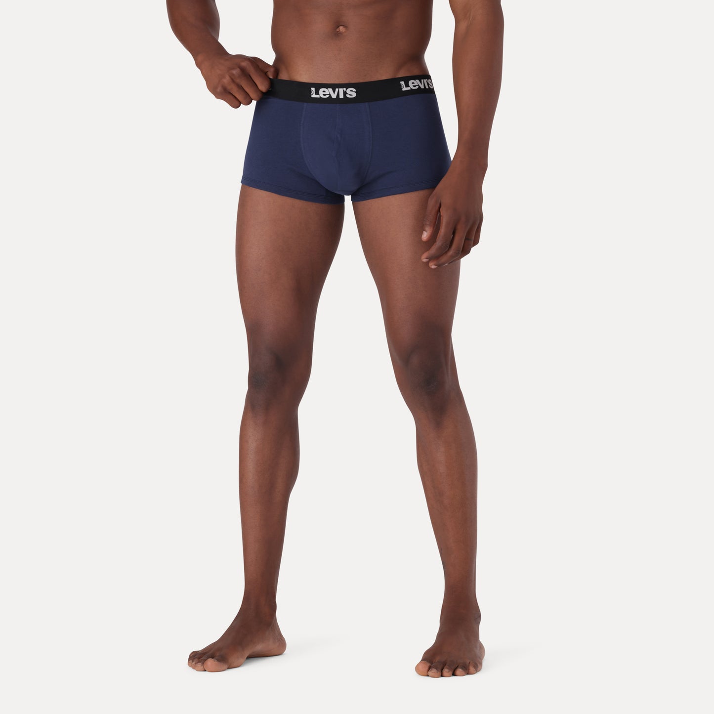 LEVI'S® MEN'S SOLID TRUNKS (2 PACK) - BLUE