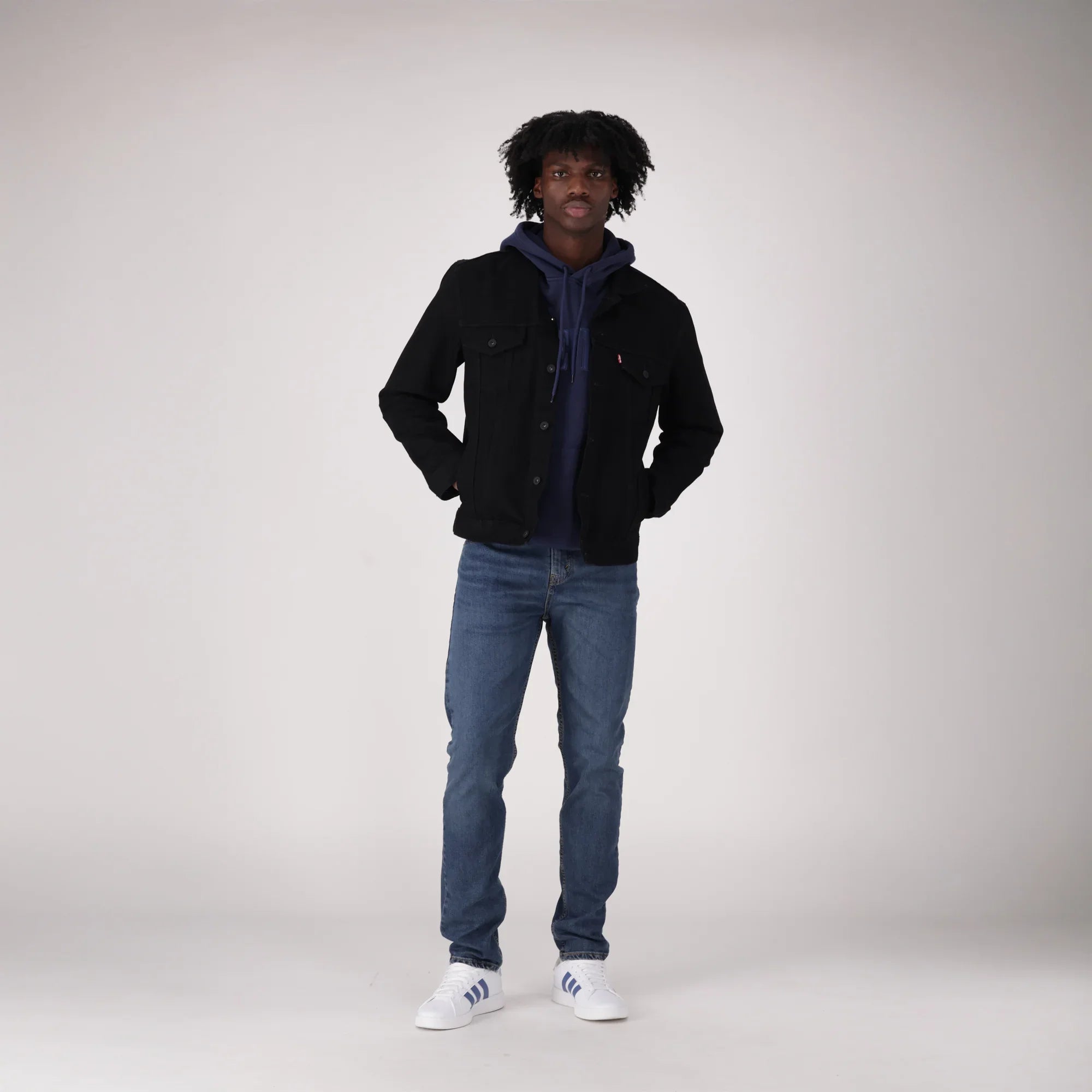 LEVI'S® MEN'S 512™ SLIM TAPER JEANS - DARK INDIGO - WORN IN