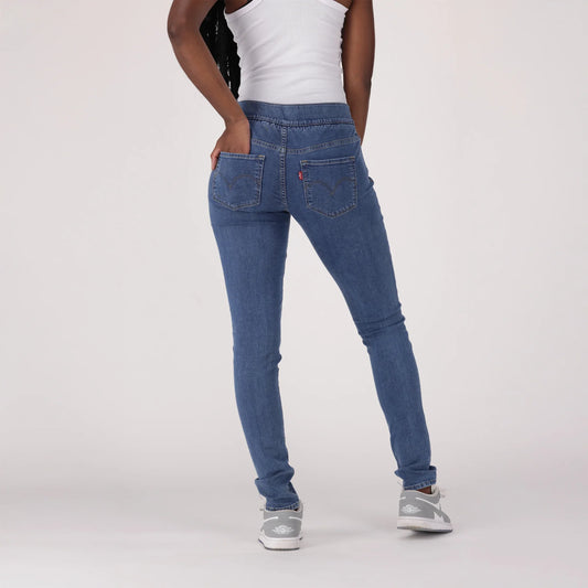 LEVI'S® WOMEN'S JEGGINGS - MED INDIGO - FLAT FINISH