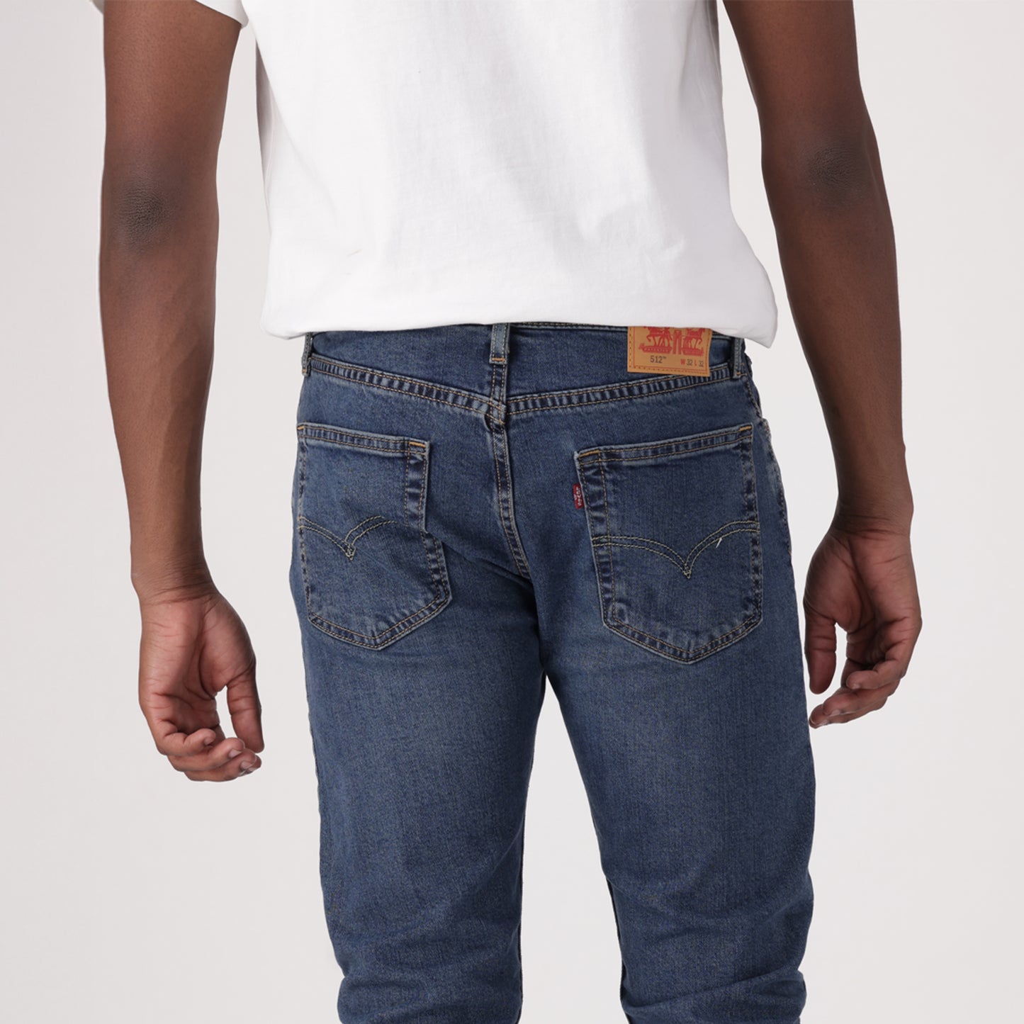 LEVI'S® MEN'S 512™ SLIM TAPER JEANS - DARK INDIGO - WORN IN