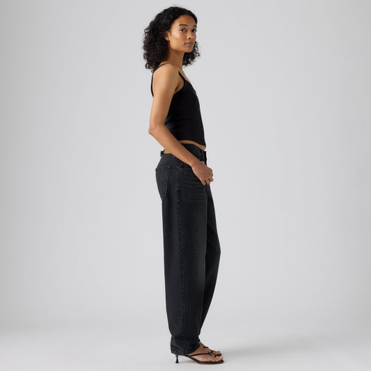 LEVI'S® WOMEN'S LOOSE TAPER JEANS - MED INDIGO - WORN IN