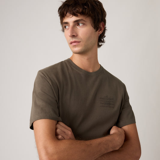 LEVI'S® MEN'S RELAXED SHORT-SLEEVE GRAPHIC T-SHIRT - MED INDIGO - WORN IN