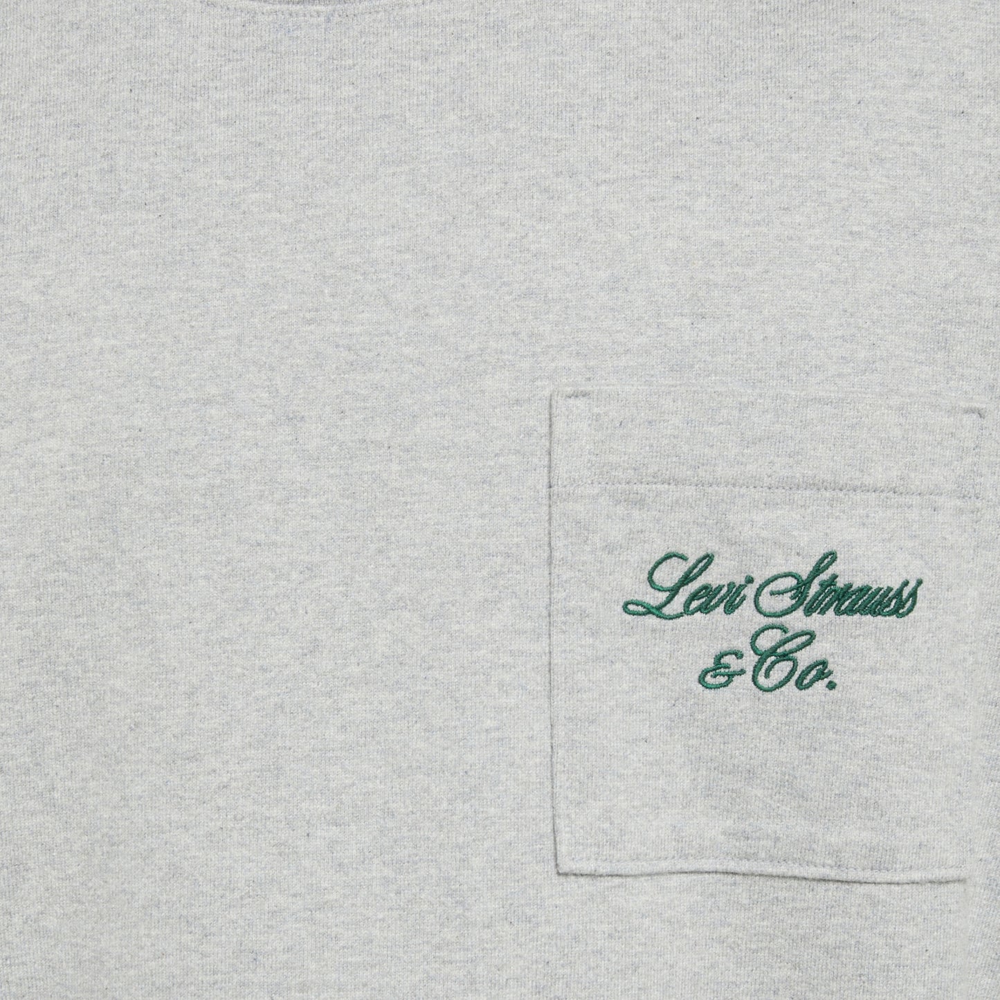 LEVI'S® MEN'S HALF-SLEEVE GRAPHIC POCKET T-SHIRT - GREY