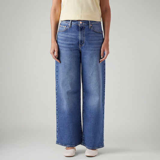 LEVI'S® WOMEN'S RIBCAGE WIDE LEG - MEDIUM WASH