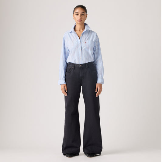 LEVI'S® WOMEN'S LOOSE BOOT JEANS - MED INDIGO - WORN IN