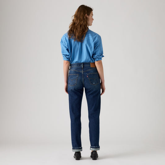 LEVI'S® WOMEN'S 501® '90S JEANS - MED INDIGO - WORN IN