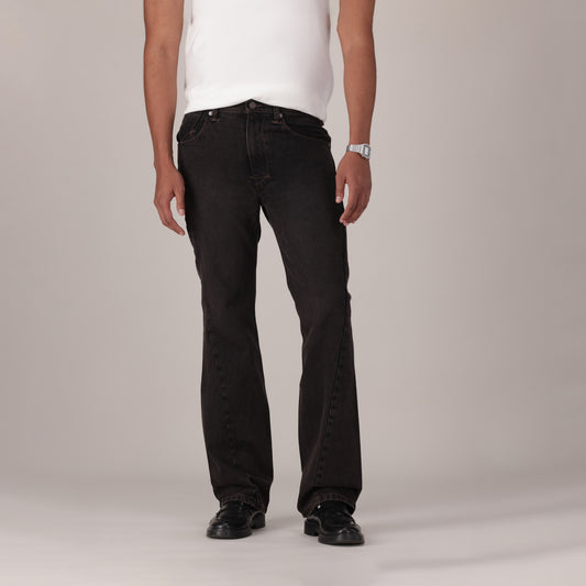 LEVI'S® MEN'S TWISTED SLIM KICK FLARE JEANS - BLACK