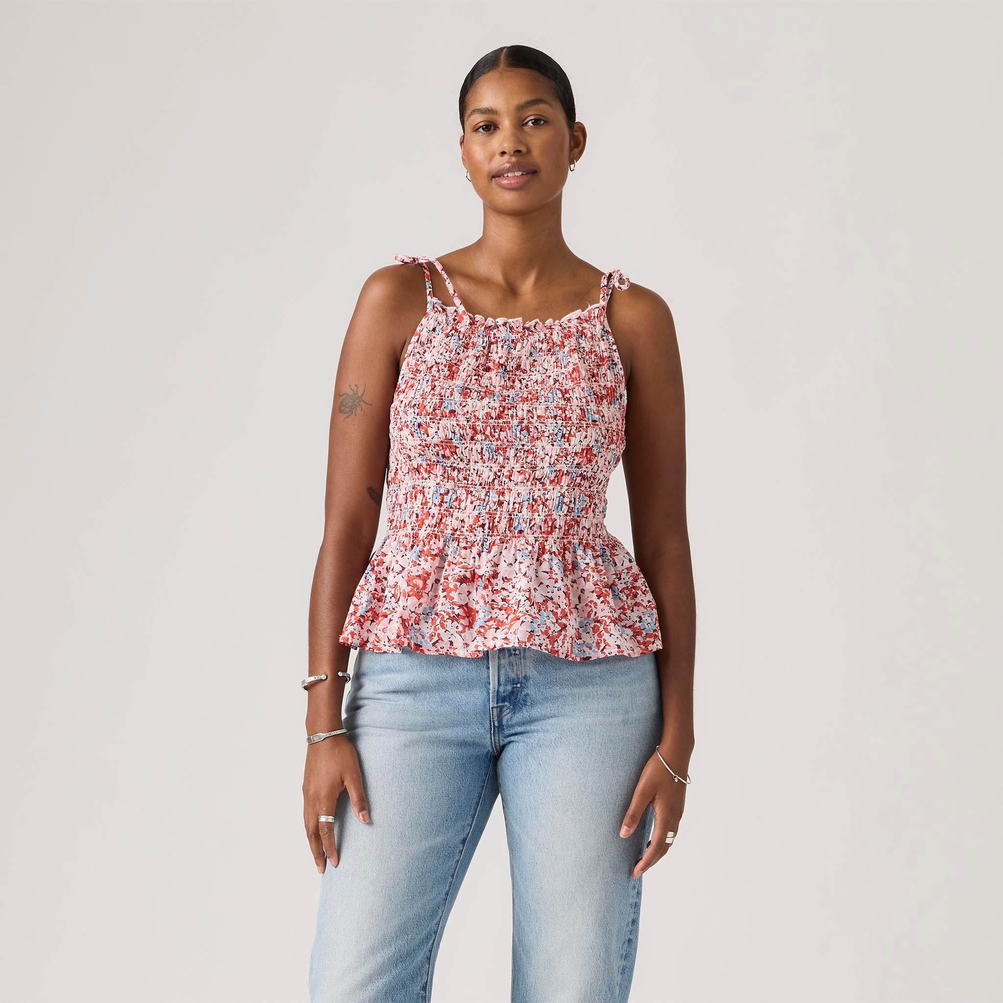 LEVI'S® WOMEN'S MONACO SLEEVELESS BLOUSE - MULTI COLOUR
