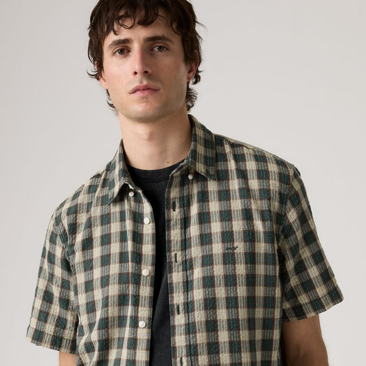 LEVI'S® MEN'S SHORT-SLEEVE AUTHENTIC BUTTON-DOWN SHIRT - MULTI-COLOR