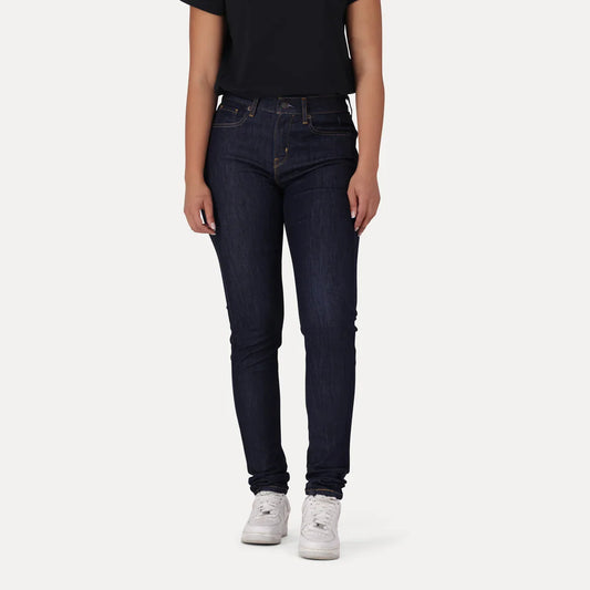 LEVI'S® WOMEN'S CURVY HIGH-RISE SUPER SKINNY - DARK INDIGO - FLAT FINISH