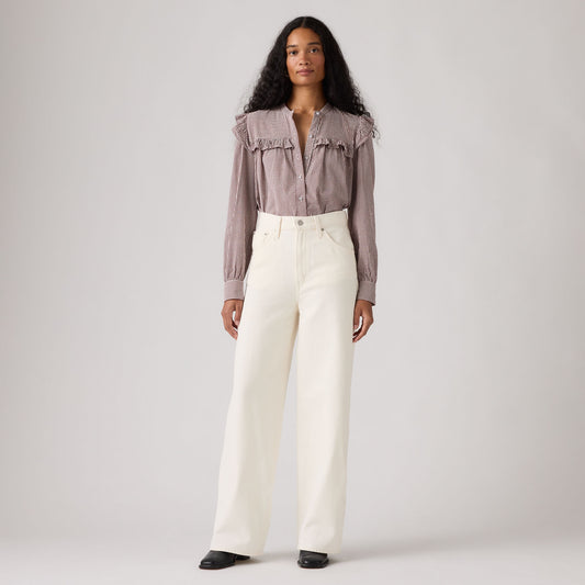 Levi's® Women's Cinch Baggy Jeans - Med Indigo - Worn In