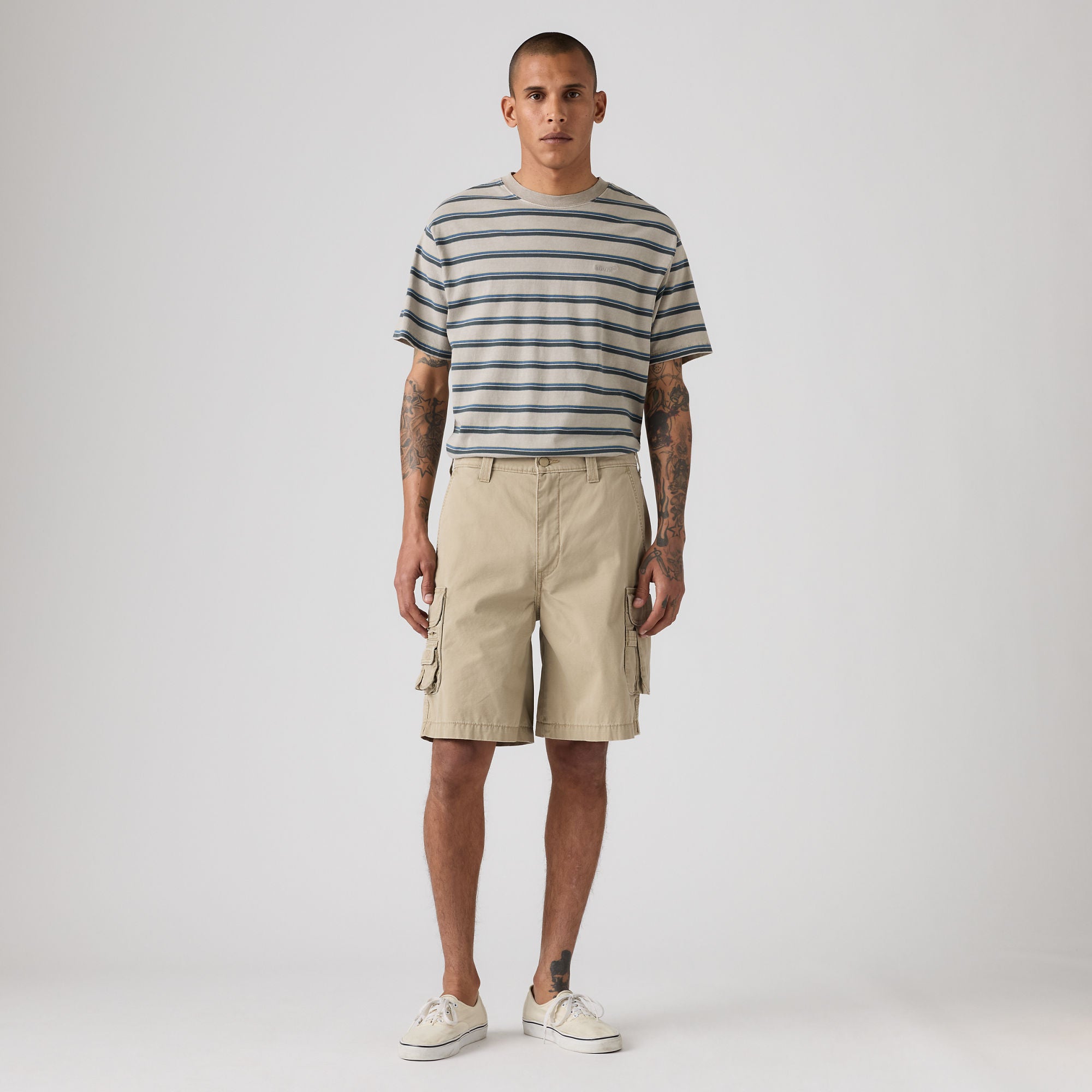 LEVI'S® MEN'S FISHING CARGO SHORTS - TAN