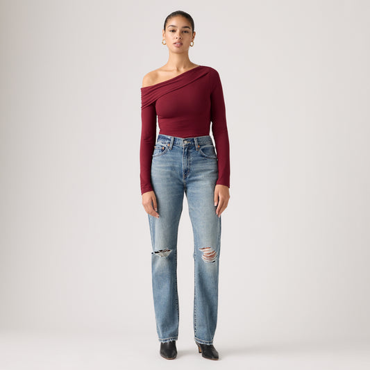 LEVI'S® WOMEN'S EASY DAD JEANS - BROWN