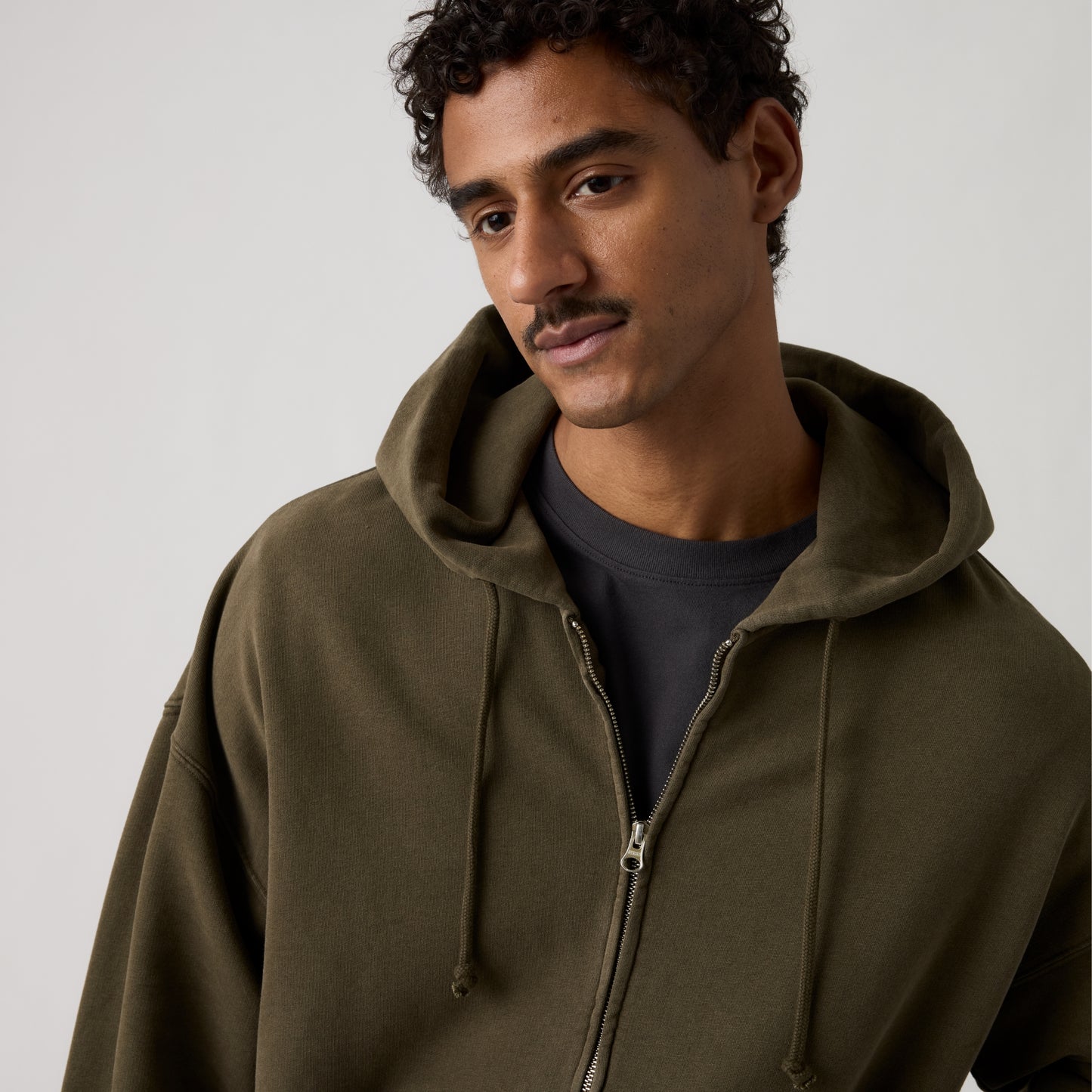 LEVI'S® MEN'S HAYES BOXY FULL-ZIP SWEATSHIRT - MULTI COLOUR