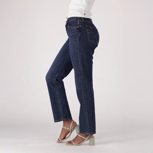 LEVI'S® WOMEN'S 501® CURVE JEANS - MED INDIGO - WORN IN