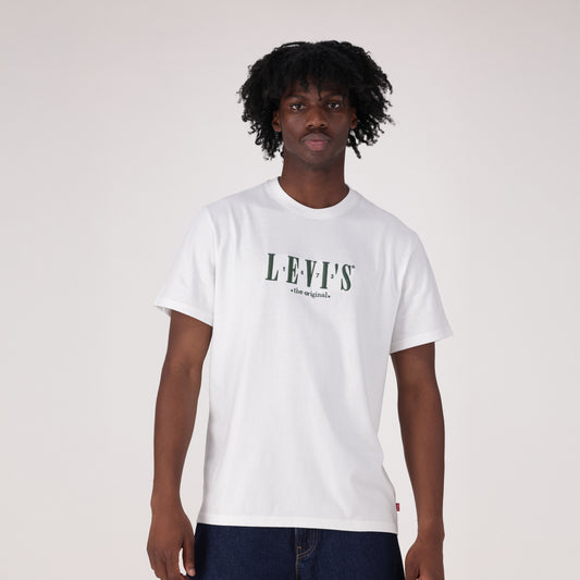 LEVI'S® MEN'S RELAXED SHORT SLEEVE GRAPHIC T-SHIRT - WHITE