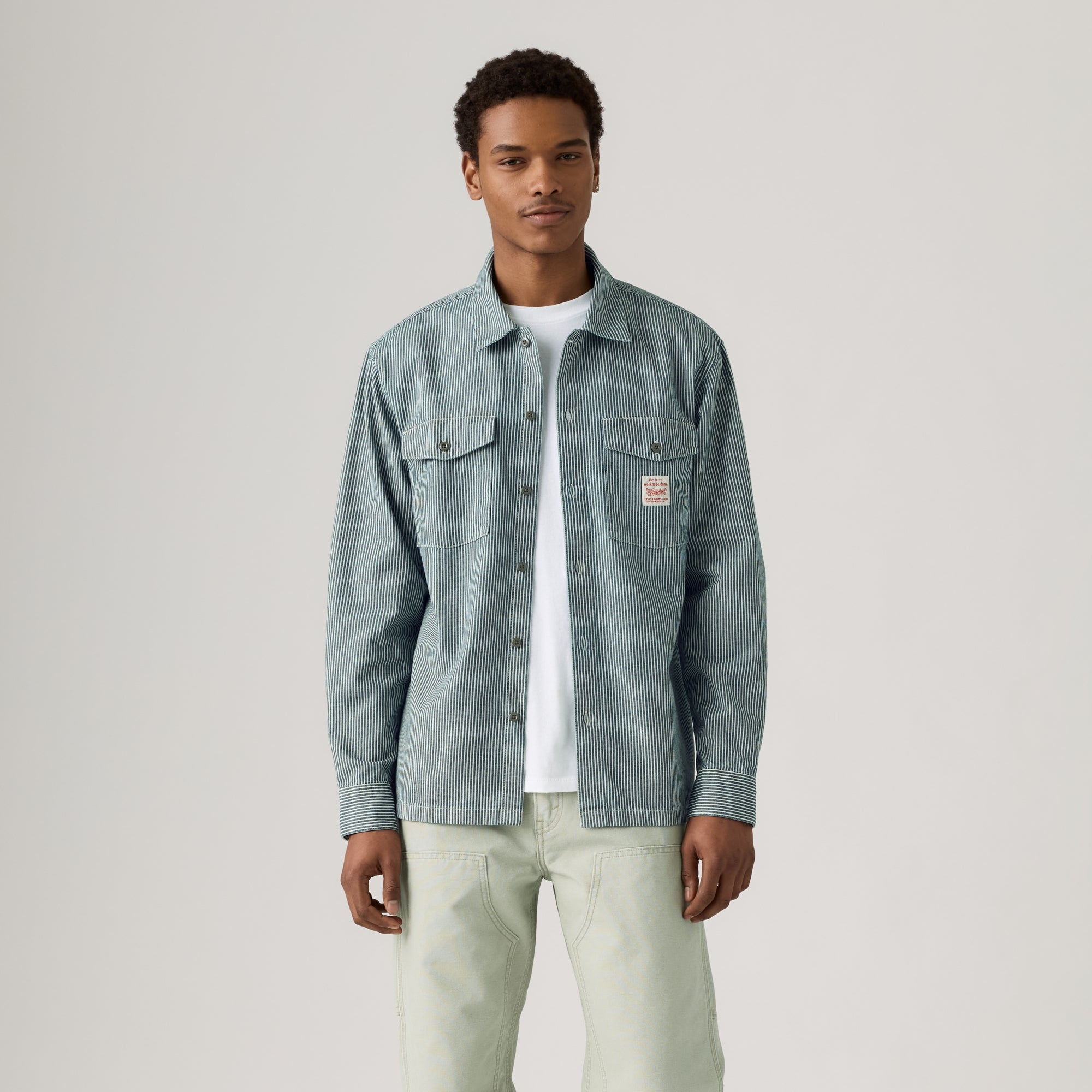 LEVI'S® MEN'S LONG-SLEEVE WORKER SHIRT - MULTI COLOUR