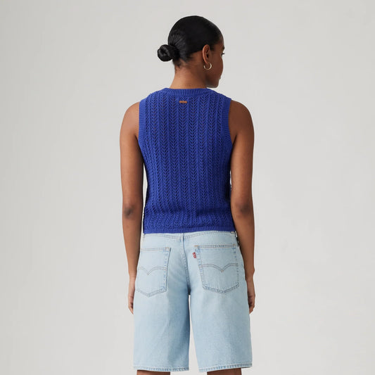 LEVI'S® WOMEN'S SUNRISE CROCHET TANK - BLUE