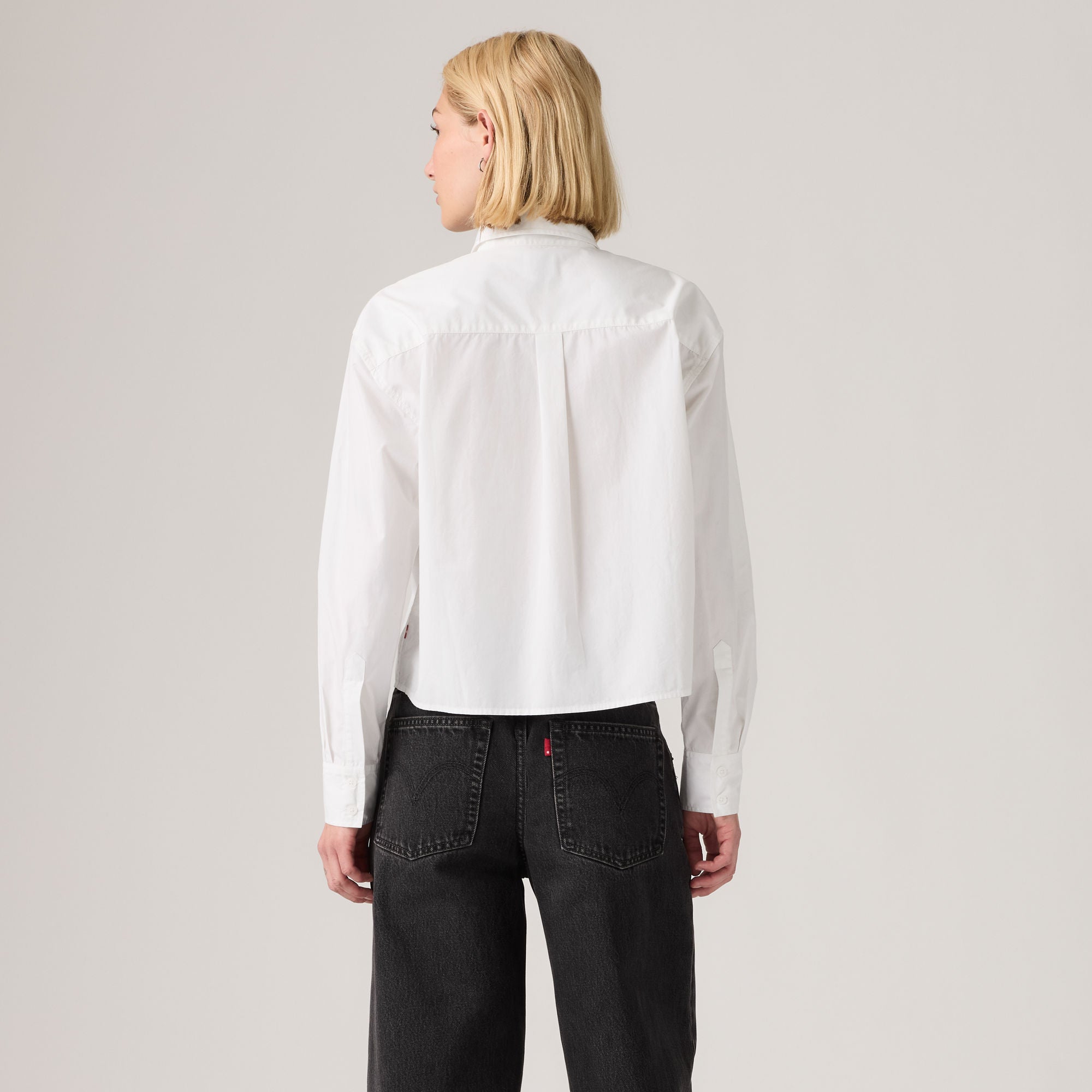 LEVI'S® WOMEN'S CROPPED HARLIE SHIRT - PINK