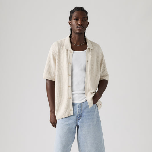 LEVI'S® MEN'S KNIT CAMP SHIRT - MULTI COLOUR