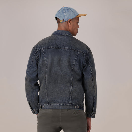 LEVI'S® MEN'S RELAXED TRUCKER JACKET - BLACK